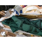 vidaXL Parasol 3-laags met aluminium paal 2,5 m groen