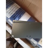 VidaXL Rolgordijn Buiten - 160x250 cm Blauw/Wit - 62% Korting