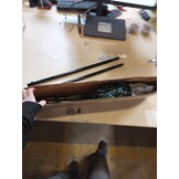 vidaXL LED Kerstboom met 390 LED met grondpennen Warmwit 250 cm IJzer