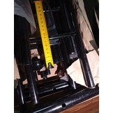 vidaXL Slaapbankframe uittrekbaar metaal zwart 90x200 cm