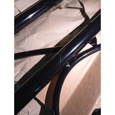 vidaXL Slaapbankframe uittrekbaar metaal zwart 90x200 cm