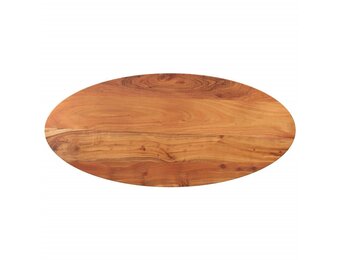 vidaXL Tafelblad ovaal 120x50x3,8 cm massief acaciahout