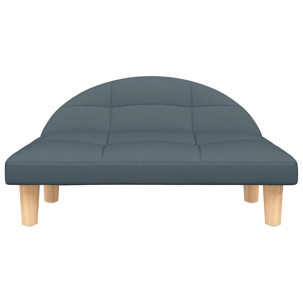 vidaXL Hondenmand 70x52x30 cm stof donkergrijs