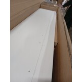 vidaXL Bedframe massief hout wit 120x200 cm