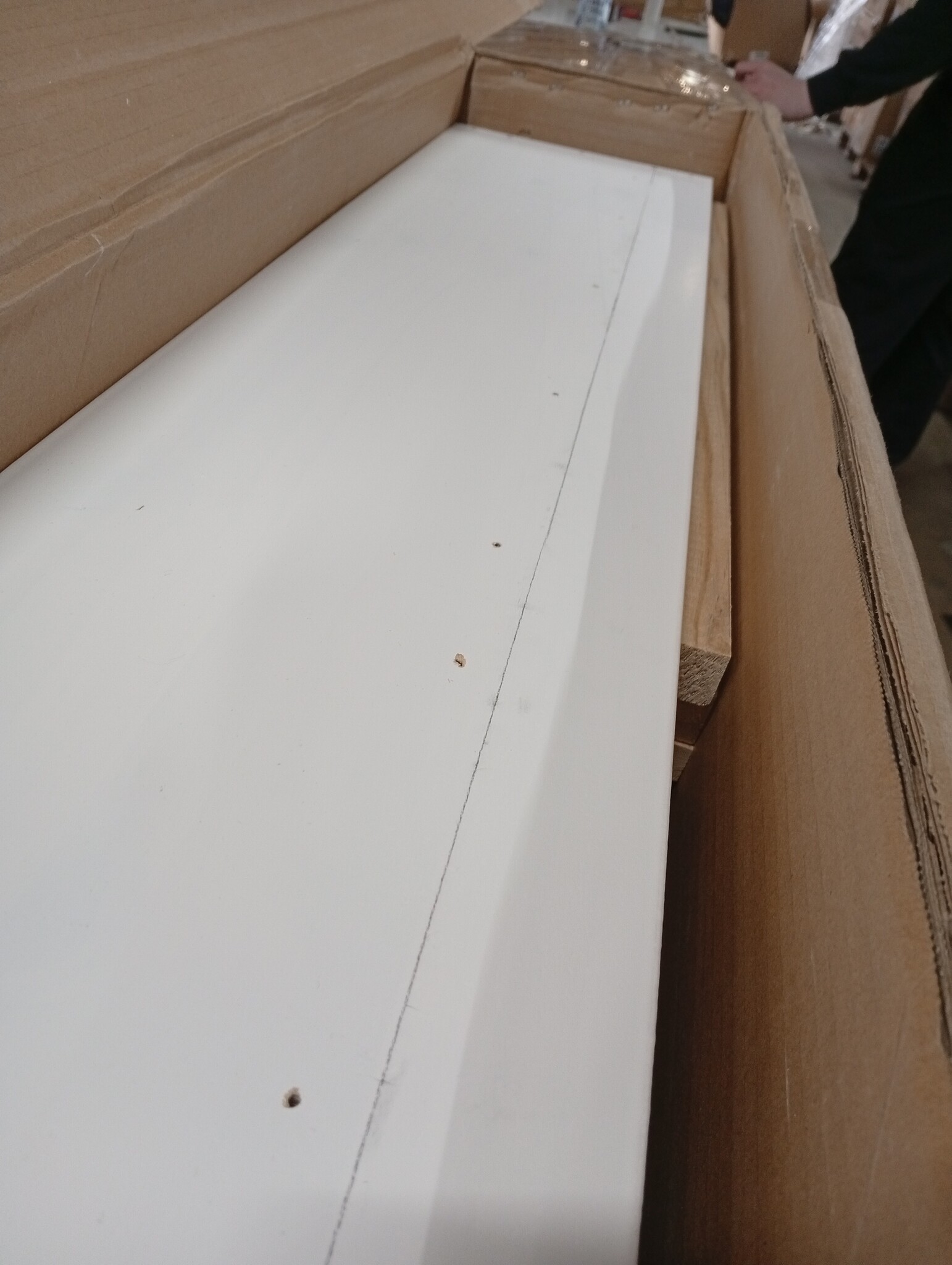 vidaXL Bedframe massief hout wit 120x200 cm