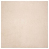 vidaXL Nep Konijnenbont Tapijt Taupe 200 x 200 cm Polyester