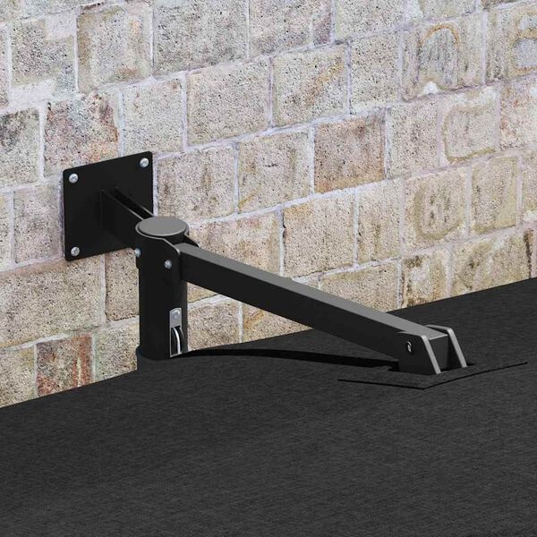 vidaXL Tuinparasol Zwart - 53% Korting!