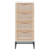 vidaXL Hoge Kast Wit (40x30x95 cm) - 59% Korting