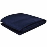 Bankhoes Microsuede Marineblauw 210x280 cm - 30% Korting!