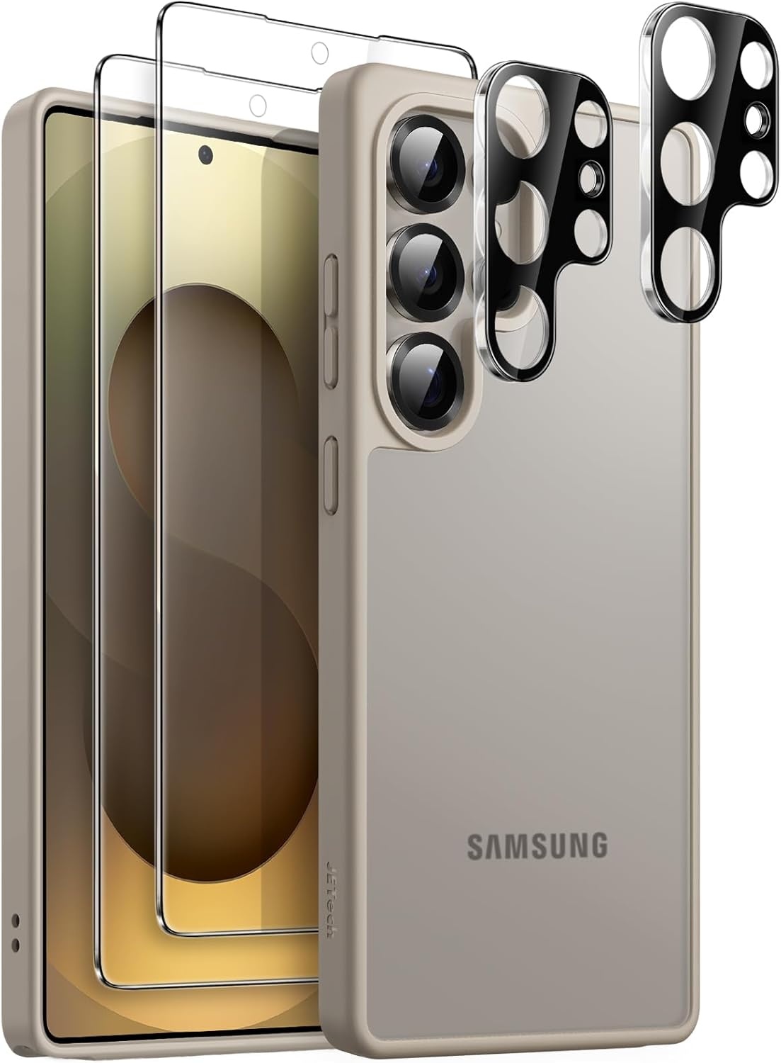 JETech Samsung S25+ Hoesje met Screenprotector (57% Korting)