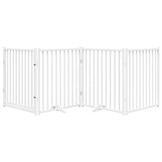 vidaXL Hondenhek Inklapbaar 4 Panelen - 320 cm Vurenhout - 33% Korting