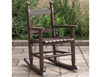 VidaXL Schommelstoel Kinderen Populierenhout Bruin - 52% Korting!