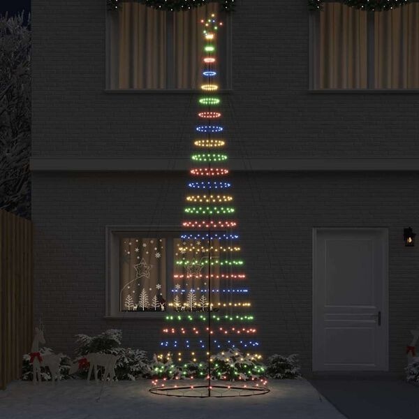 Retrotje: VidaXL LED Kerstboom 500cm Multikleur - 54% Korting!