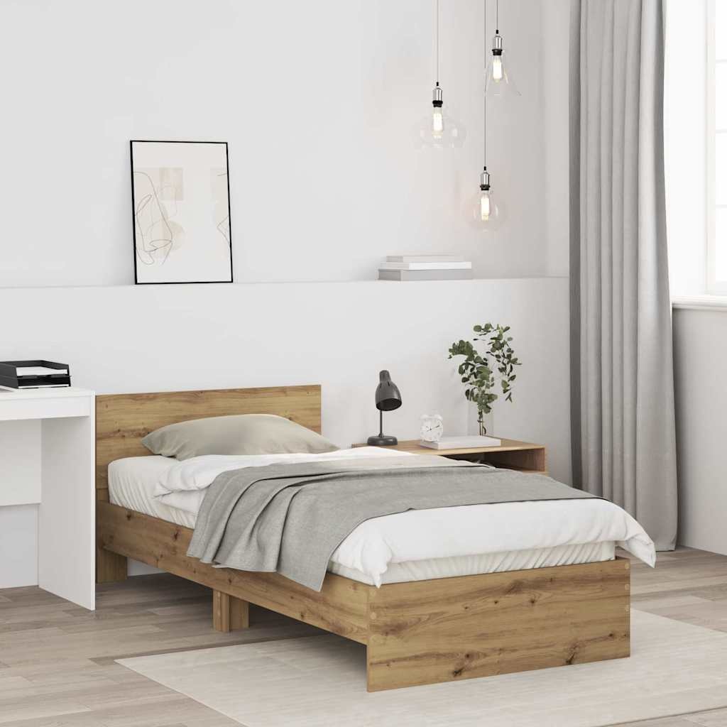 vidaXL Bedframe Eikenlook 90x190 cm - 33% Korting!