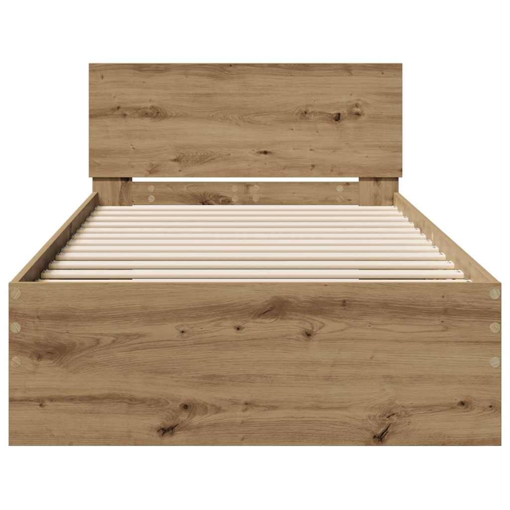 vidaXL Bedframe Eikenlook 90x190 cm - 33% Korting!