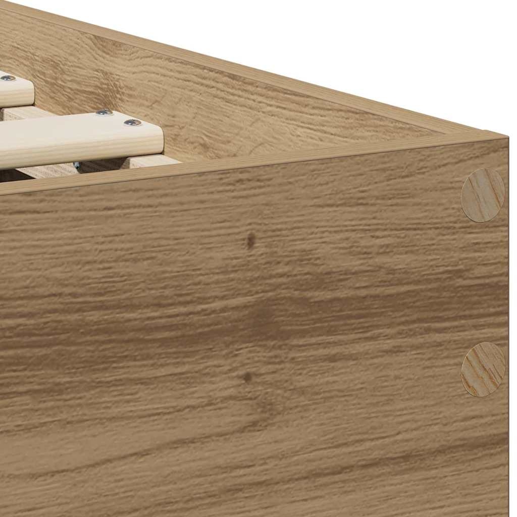 vidaXL Bedframe Eikenlook 90x190 cm - 33% Korting!