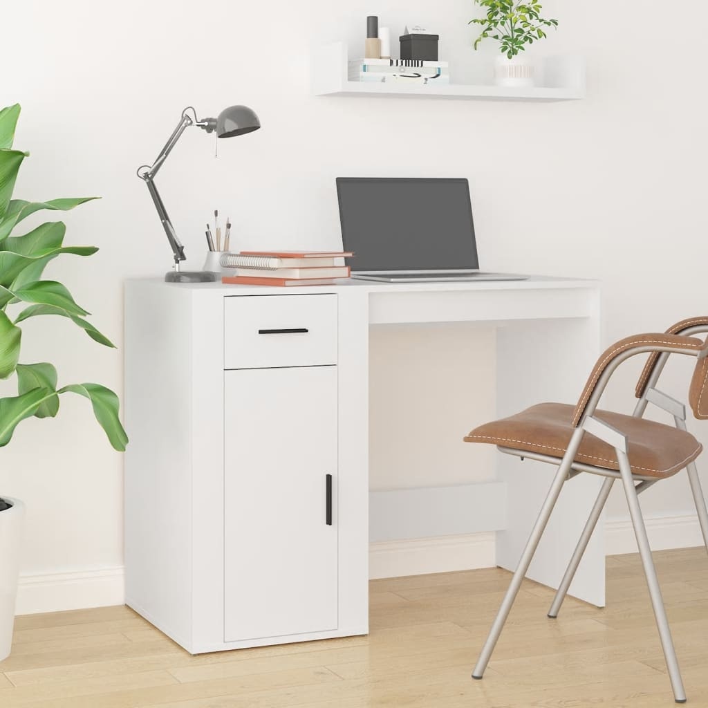 VidaXL Bureau Wit (100x49x75 cm) - Met 53% Korting!