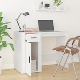 VidaXL Bureau Wit (100x49x75 cm) - Met 53% Korting!