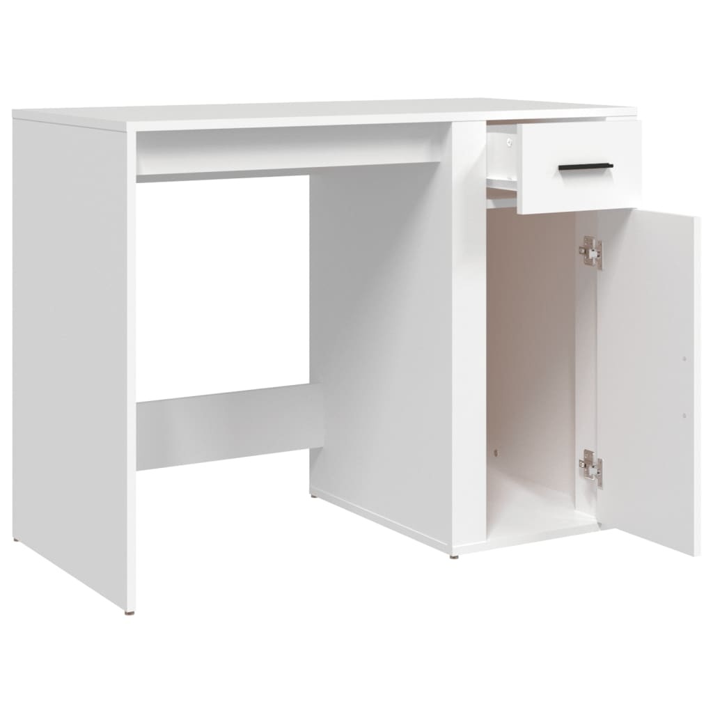 VidaXL Bureau Wit (100x49x75 cm) - Met 53% Korting!