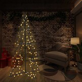 VidaXL Kegelkerstboom 240 LED's, Binnen/Buiten, 115x150cm - 37% Korting
