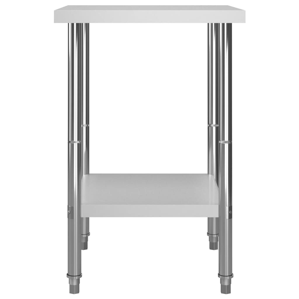 vidaXL Keukenwerktafel RVS 60x60x85 cm - 54% Korting!