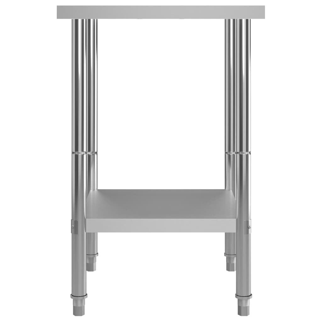 vidaXL Keukenwerktafel RVS 60x60x85 cm - 54% Korting!