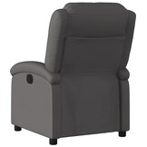 vidaXL Fauteuil Echt Leer Grijs - 34% Korting