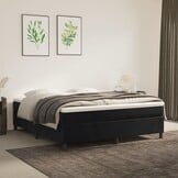 vidaXL Bedframe Zwart Fluweel 180x200 cm - 34% Korting!