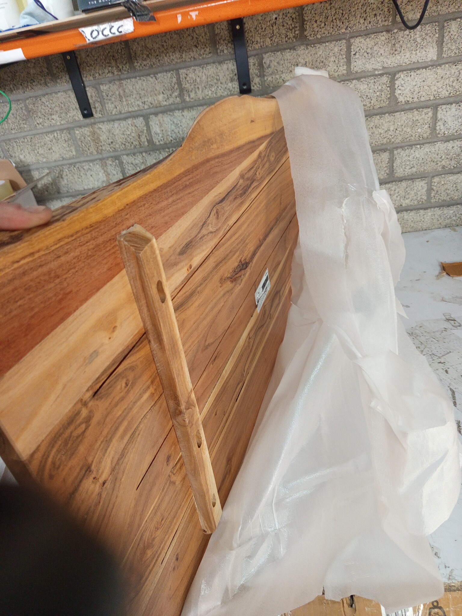 vidaXL Wastafelblad 100x52x2,5 cm massief acaciahout