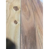 vidaXL Wastafelblad 100x52x2,5 cm massief acaciahout