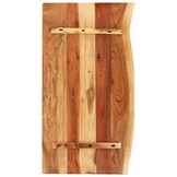 vidaXL Wastafelblad 100x52x2,5 cm massief acaciahout