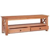 Tv-meubel Massief Mahoniehout 115cm - 34% Korting