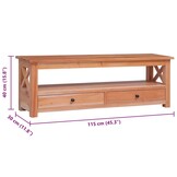 Tv-meubel Massief Mahoniehout 115cm - 34% Korting