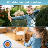 BOWRILLA Kinder Pijl & Boog Set met 4 pijlen & Schietschijf - 41% Korting!