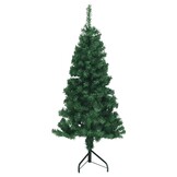 VidaXL Hoekkerstboom 150 cm PVC Groen - 28% Korting!