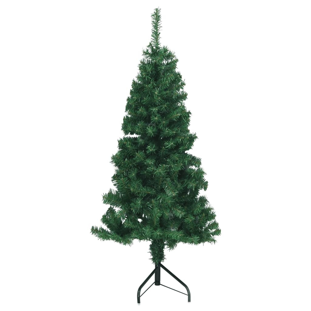 VidaXL Hoekkerstboom 150 cm PVC Groen - 28% Korting!