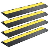 VidaXL Kabelgoot Drempel Rubber - 4 stuks - 34% Korting