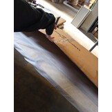 VidaXL Massief Houten Tafelblad Natuurlijke Rand 160x40cm - 54% Korting!