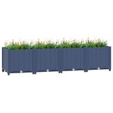 Verhoogde Plantenbak vidaXL Blauw - 160x40x38 cm - 58% Korting