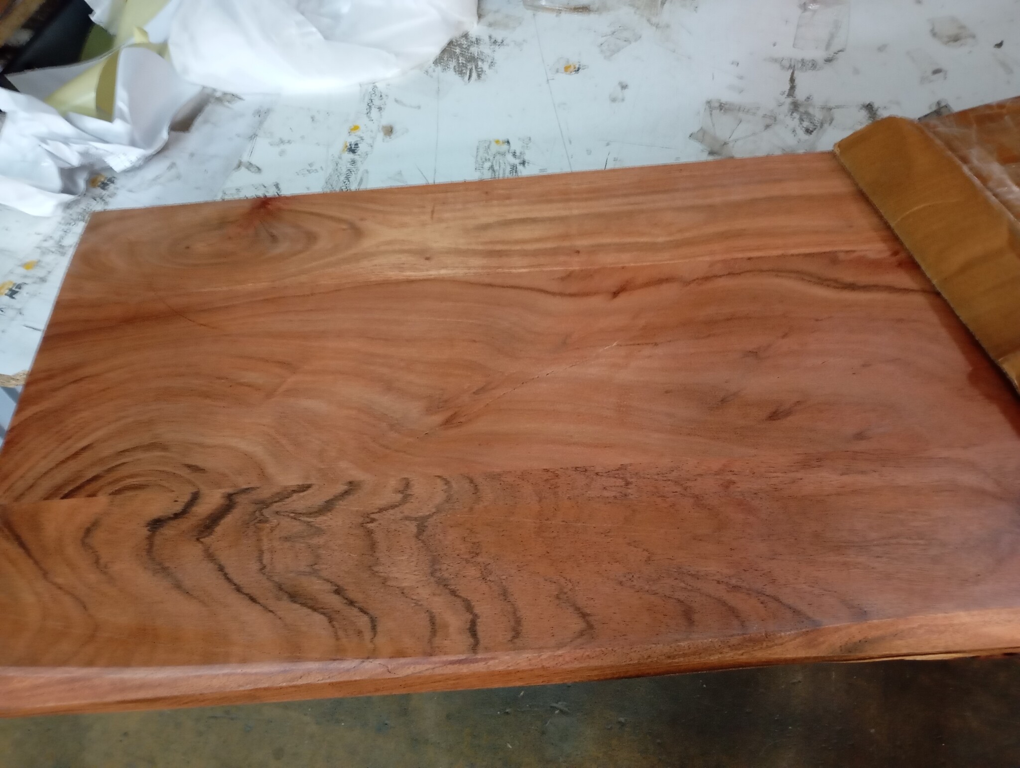 Acaciahout Tafelblad Natuurlijke Rand 90x40 cm - 53% Korting