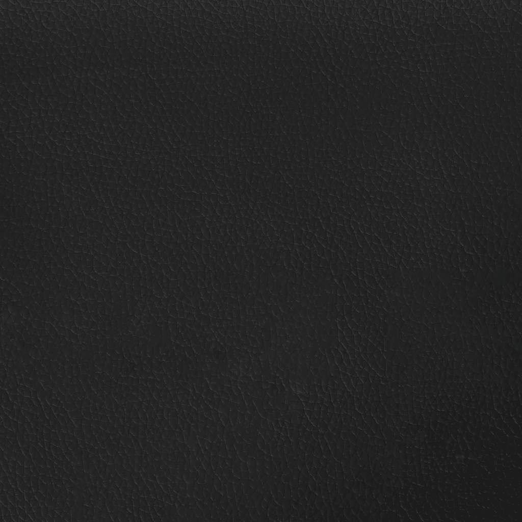 vidaXL Tweezitsbank 140 cm kunstleer zwart