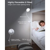 Glocusent LED Bureaulamp Zwanenhals - 54% Korting