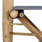 VidaXL Regisseursstoelen 2 st. Bamboe & Stof - 32% Korting