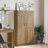 vidaXL Boekenkast Artisanaal Eiken (82,5x30,5x150cm) - 28% Korting