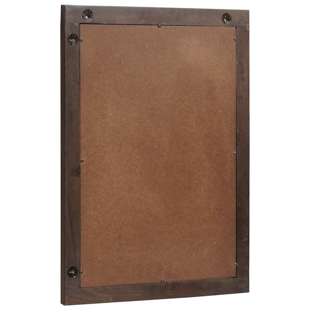 Retortje: Bruine Houten Wandspiegel 50x70 cm - 33% Korting!