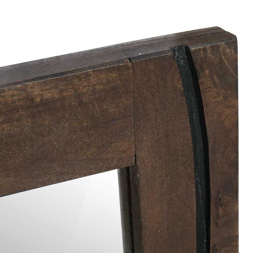 Retortje: Bruine Houten Wandspiegel 50x70 cm - 33% Korting!