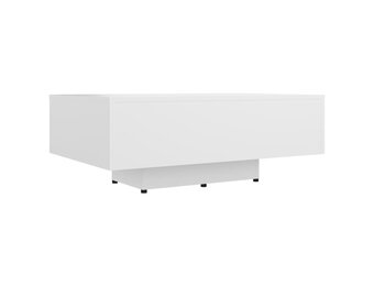 vidaXL Salontafel Wit Bewerkt Hout (85x55x31 cm) - 32% Korting!