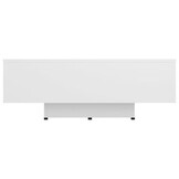 vidaXL Salontafel Wit Bewerkt Hout (85x55x31 cm) - 32% Korting!