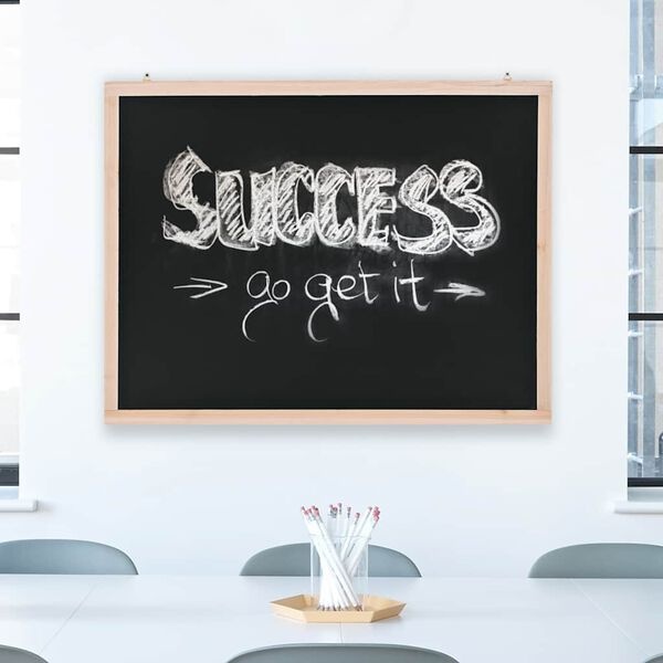 vidaXL Krijtbord 60x80 cm Cederhout - 26% Korting!