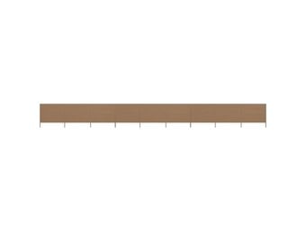 VidaXL Windscherm Taupe 9-Panel (34% Korting)